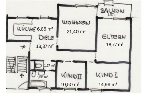 Foto - 4 Zimmer Etagenwohnung zur Miete in Würzburg