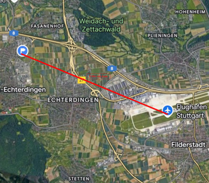 Foto - Parkplatz zu vermieten, 5 Min. von Flughafen