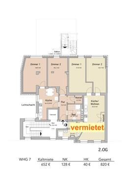 Foto - Moderne 2-Zimmer-Wohnung für Studenten-WG Top-Citylage Osnabrück
