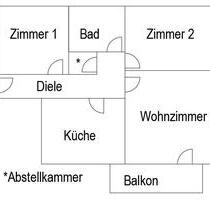 3-Zimmer-Wohnung mit Balkon in zentraler Lage von Morsbach