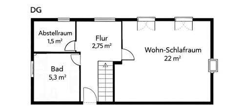 Foto - 2 Zimmer Maisonettenwohnung in Witten