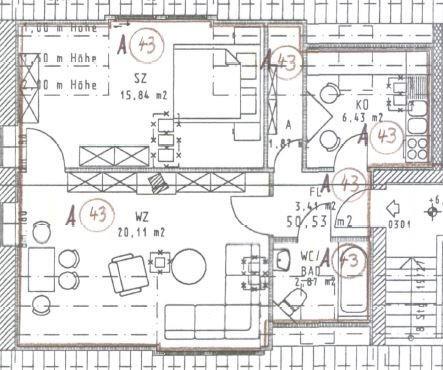 Foto - 2.5 Zimmer Etagenwohnung zur Miete in Böhlen