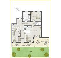 ***4-Zi.-EG-Whg, TOP-Zustand, Neubau von 2020, ebenerdiges Wohnen mit großer Terrasse, begehrte Lage - Gelnhausen