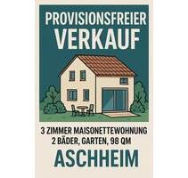 Provisionsfreier Verkauf 3 Zimmer Gartenwohnung - Aschheim