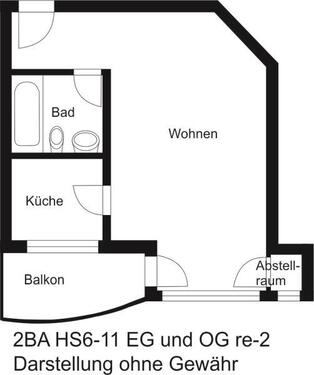 Foto - 1 Zimmer Erdgeschoßwohnung in Köthen (Anhalt)