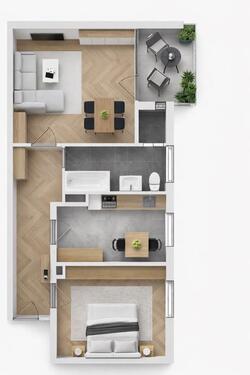 Foto - Moderne 2-Zimmer-Wohnung 