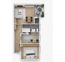 Moderne 2-Zimmer-Wohnung | Erstbezug nach Sanierung | Balkon - Offenburg Elgersweier