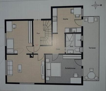 Foto - Wohnung Pohlheim Grüningen 85qm mit Terrasse