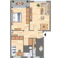 Schöne 3-Zimmer-Wohnung mit Balkon in Kiel Mettenhof - Melsdorf