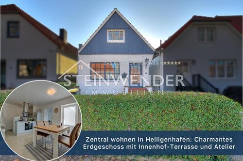 Foto - Zentral wohnen in Heiligenhafen: Charmantes Erdgeschoss mit Innenhof-Terrasse und Atelier