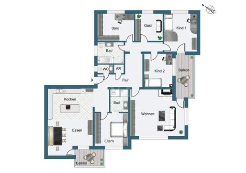 Foto - Exklusive Penthouse-Wohnung mit 7,5 Zimmern in begehrter Lage