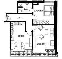 Helle 2-Zimmer-Wohnung, zentral in Winterberg, mit Aufzug im Haus