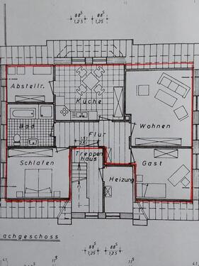 Foto - 3 ZKB Mietwohnung 1. OG Harkebrügge frei ab Juni 2026