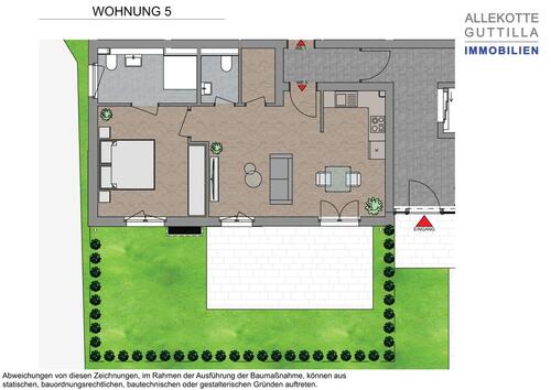 Foto - Exkusive 2,5 Zimmer Erdgeschosswohnung zur Miete-Erstbezug
