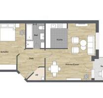 2 Zimmer Wohnung mit Balkon in Verl - Gütersloh