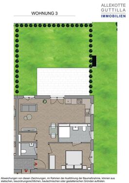 Foto - Exkusive 2,5 Zimmer Erdgeschosswohnung zur Miete-Erstbezug