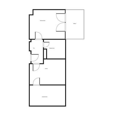 Foto - 1 Zimmer Etagenwohnung zur Miete in Baden-Baden
