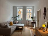 Foto - 2-Raumwohnung mit Parkett, Balkon, Einbauküche in der Johannstadt