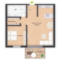 Hochwertige EG-Wohnung mit Garten, Bj 2024, Energie: A+ - Uffenheim