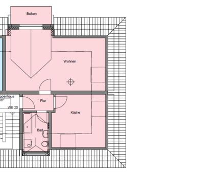 Foto - 1 Zimmer Dachgeschoßwohnung zur Miete in Magdeburg