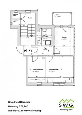 Foto - Etagenwohnung zur Miete in Altenburg