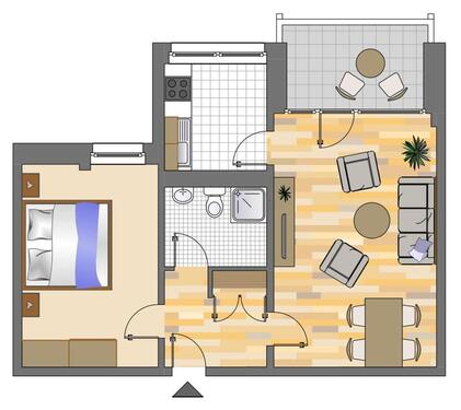 Foto - Demnächst frei! 2-Zimmer-Wohnung in Düsseldorf Hassels