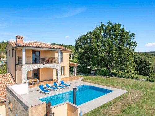 Foto - Ferienhaus mit PoolMeerblick in IstrienLabin, max. 4 Pers.