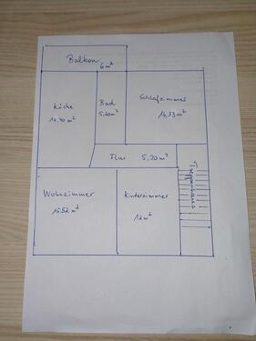 Foto - 3 Zimmer Etagenwohnung in Brand-Erbisdorf