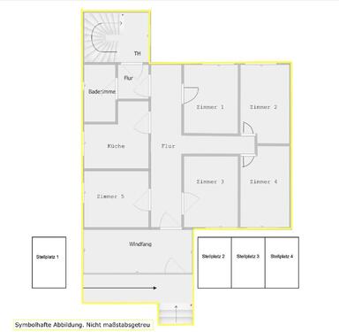 Foto - Etagenwohnung in Wildenberg zur Miete