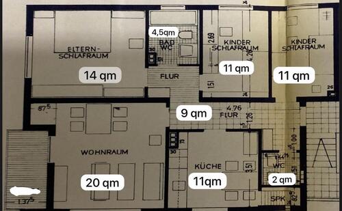 Foto - Helle 4-Zimmer-Dachgeschosswohnung mit Gäste-WC in Siegen -ca. 82