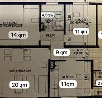 Helle 4-Zimmer-Dachgeschosswohnung mit Gäste-WC in Siegen -ca. 82