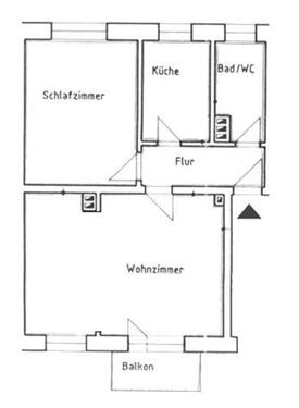 Foto - 2 Zimmer Erdgeschoßwohnung zur Miete in Thale
