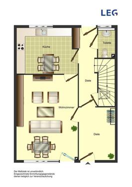 Foto - 4 Zimmer Erdgeschoßwohnung zur Miete in Bocholt