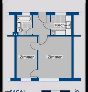 Foto - 1,5 Zimmer Wohnung in Hamburg-Bramfeld (22179)