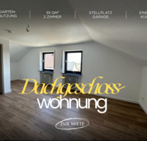 2-Zimmer-Dachgeschosswohnung mit 39 m² – inkl. Einbauküche - Waldershof