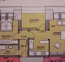 Charmante 2-Zimmer Wohnung mit Dachterrasse Fürther Südstadtpark