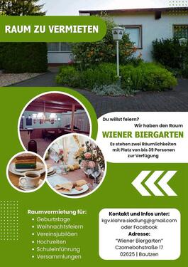 Foto - Vereinsheim für private Feiern - 125,00 EUR Kaltmiete,