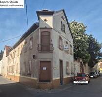 Schöne alte Hofreite ehemaliges Wohn-Geschäftshaus (Bäckerei) - Guntersblum