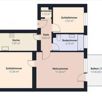 Hochzoll Augsburg 3,5 Zimmer 1400€ Warm mit Küche