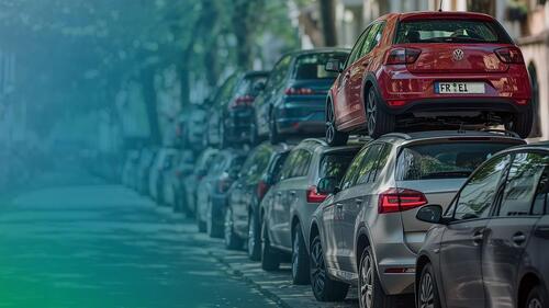 Foto - Stresslos parken! Im Friedrichshafener Musikerviertel