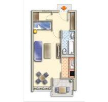 1-Zimmer-Apartment in Celle mit EBK und Balkon