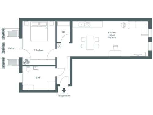 Foto - Zentral Wohnen - Balkon, Einbauküche, Aufzug, Tiefgarage