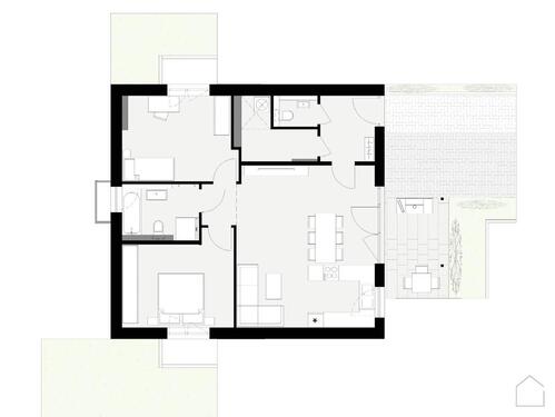 Foto - 3 Zimmer Erdgeschoßwohnung zur Miete in Igersheim