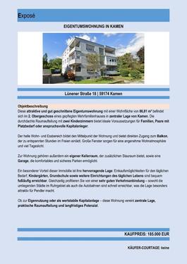 Foto - Etagenwohnung in Kamen zum Kaufen