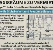 Praxis, Büro oder Co-Working-Space; 3 Räume + Empfangsbereich - Sauerlach