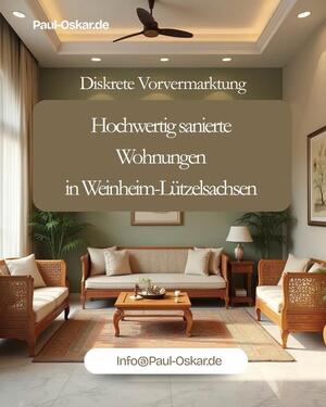 Foto - Diskrete Vorvermietung: Sanierte Maisonette-Wohnung in Weinheim-Lützelsachsen