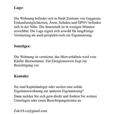 Foto - Etagenwohnung in Gaggenau