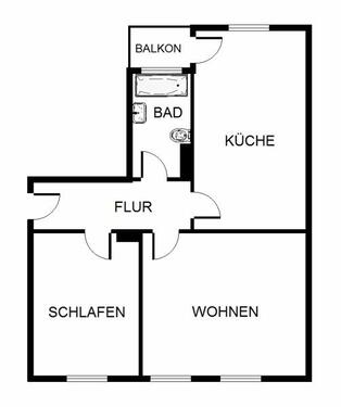 Foto - 2 Zimmer Etagenwohnung zur Miete in Ludwigshafen am Rhein