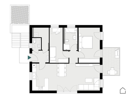 Foto - Etagenwohnung in Igersheim zur Miete