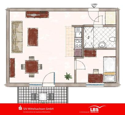 Foto - In die erste eigene Wohnung? - 480,00 EUR Kaltmiete,